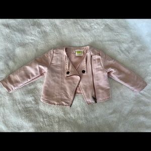 Toddler Girls Moto Faux Leather Cropped Jacket
